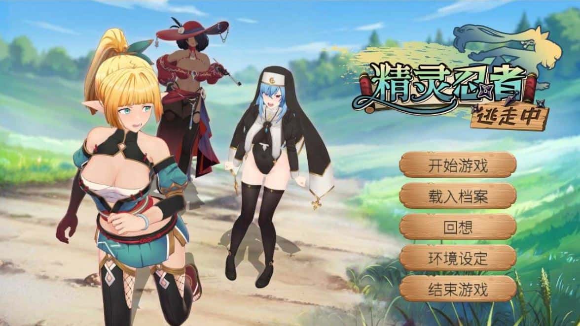 精灵忍者逃走中 3D/Flee, My Elven Ninja! 3D 官方中文步兵版封面